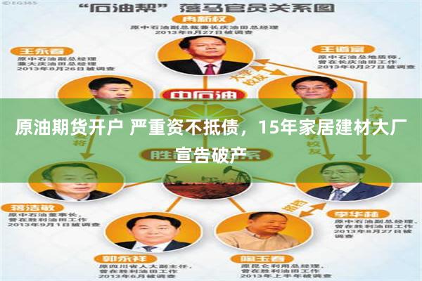 原油期货开户 严重资不抵债，15年家居建材大厂宣告破产