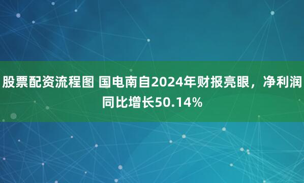 股票配资流程图 国电南自2024年财报亮眼，净利润同比增长50.14%