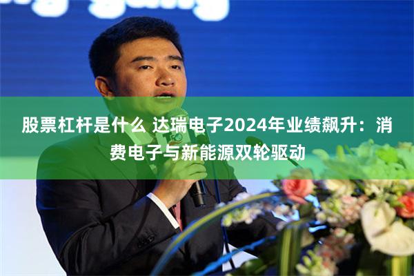股票杠杆是什么 达瑞电子2024年业绩飙升：消费电子与新能源双轮驱动