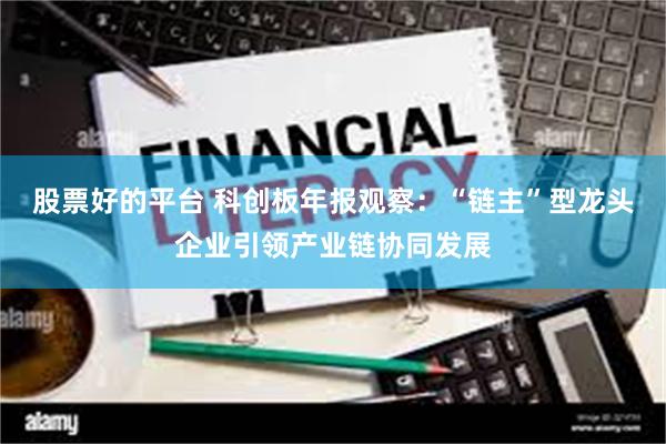 股票好的平台 科创板年报观察：“链主”型龙头企业引领产业链协同发展